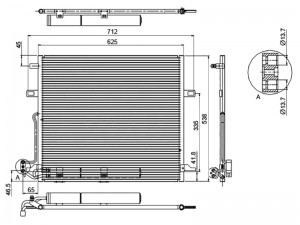 РАДИАТОР КОНДИЦИОНЕРА MERCEDES M-CLASS W STMB163940 SAT