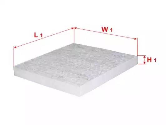 Фильтр воздушный салона JEEP Grand Cherokee (10-) угольный SAKURA CAC66030 SAKURA