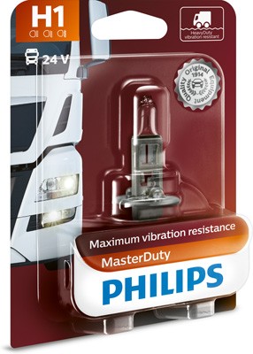 Лампа 24V H1 70W P14.5s блистер (1шт.) Master Duty PHILIPS 13258MDB1 PHILIPS