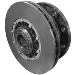 Ступица в сборе с подшипником и тормозным диском  передняя DAF 65/75/85CF/XF95/1 931917 EMMERRE