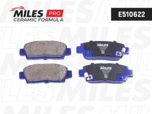 Колодки тормозные задние (Смесь CERAMIC серия PRO) TOYOTA CHASER/CRESTA/MARK II  E510622 MILES