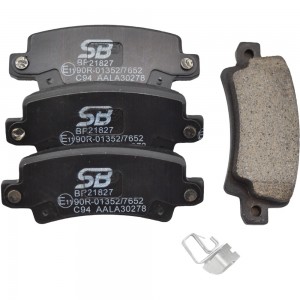 Колодки тормозные задние TOYOTA COROLLA (E12) 0206 BP21827 BP21827 SB NAGAMOCHI
