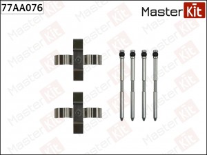 Комплект установочный дисковых колодок VOLKSWAGEN TOUAREG 10-02- 77AA076 77AA076 MASTER KIT