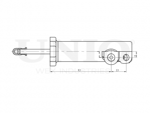Цилиндр сцепления рабочий BRC-10502 UNIO