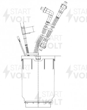 Модуль топливного насоса для а/м VAG Touareg 06-/Audi Q7 05- 3.6i правый SFM1303 SFM 1303 START VOLT
