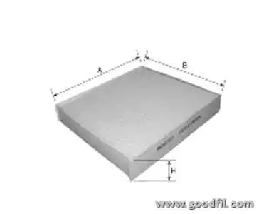 Фильтр салона AG553CF AG 553 CF GOODWILL
