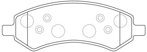 Колодки дисковые DODGE Ram 1500 3.6 5.7 17- BP53004 BP53004 SB NAGAMOCHI