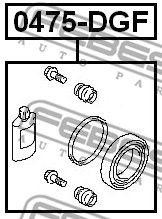 ремкомплект суппорта заднего!\ Mitsubishi Carisma DA 95-03 0475-DGF FEBEST