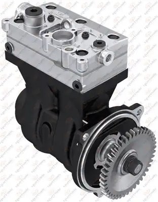 Компрессор воздушный VOLVO: FH12, FH16, FM9, FM12, NH12; RENAULT: 480; ; 2-х цил 01.06.059.10 YUMAK
