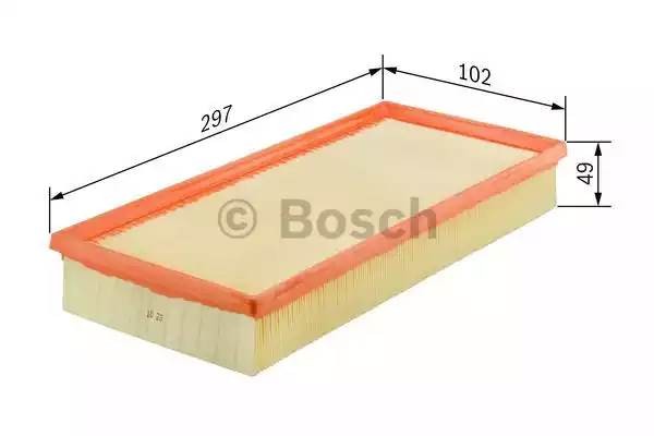 фильтр воздушный!\ Citroen Xantia, Peugeot 306/405/406 1.6i-2.0i 92> 1 457 433 606 BOSCH