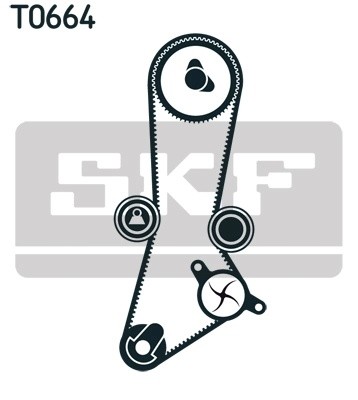 рем.к-кт ГРМ!\ Mazda 626 GD/GV/929 HC/E2000 2.0 SOHC 87-97 VKMA94230 SKF