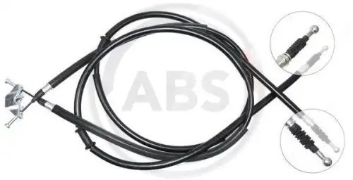 Трос OPEL Astra ручного тормоза ABS K12805 ABS
