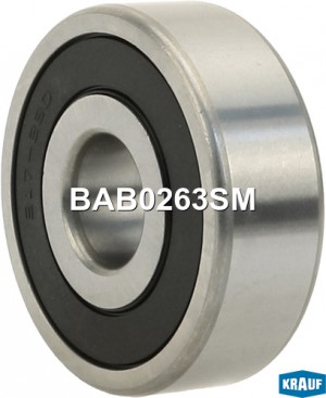 Подшипник генератора MERCEDES S (W220) передний (17x52x17мм) KRAUF BAB0263SM KRAUF