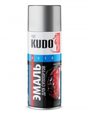 Краска для суппортов серебристая аэрозоль 520мл KUDO KU-5215 KUDO