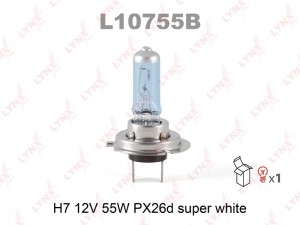 H7 12V-55W Blue Light L10755B LYNXAUTO