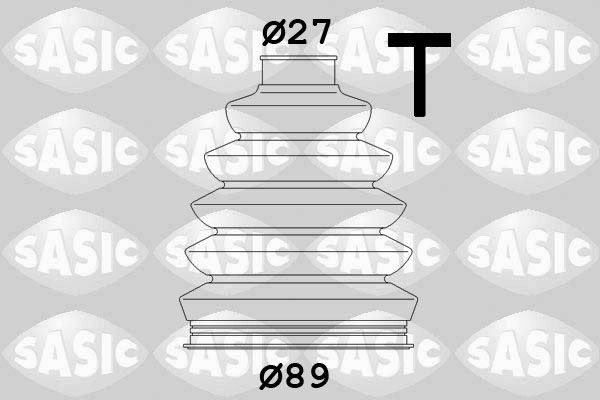 к-кт пыльника ШРУСа наружного!\ Opel Astra/Zafira/Vectra/Signum 02> 1906052 SASIC
