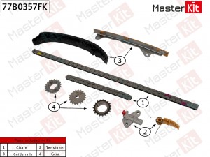 Комплект цепи ГРМ TOYOTA/LEXUS A25A-FKS 77B0357FK 77B0357FK MASTER KIT
