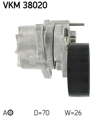 ролик нат. ! \MB Vito/Sprinter/W202/W203/W210/W220 2.0-3.2CDi 92> VKM38020 SKF