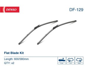 Щетка стеклоочистителя 600/580mm бескаркасная к-кт DF-129 DF-129 DENSO