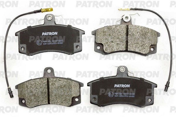 Колодки тормозные дисковые перед. LADA: KALINA 04-, PRIORA 08-, 110 95-, 111 95- PBP1325 PATRON