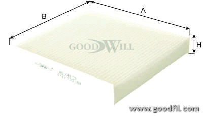 Фильтр салона AG448CF AG 448 CF GOODWILL