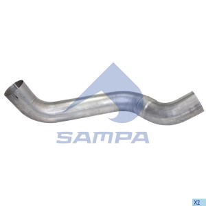 Труба глушителя промежуточная Iveco EuroTech/Star 060419 SAMPA