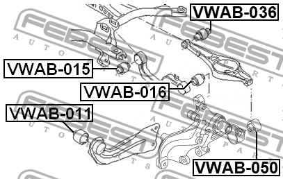 SKODA KODIAQ (2017> VW TIGUAN (2017> VWAB-050 FEBEST