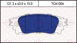 Колодки тормозные дисковые задние LEXUS RX 15- TCA1006 TCA1006 TATSUMI