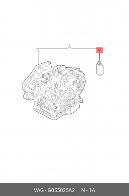 Масло трансмиссионное VAG ATF для АКПП 1л OE G 055 025 A2 VAG