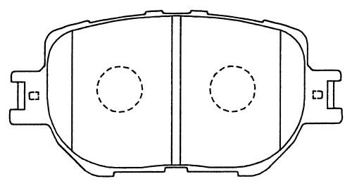 Колодки тормозные дисковые D2242 D2242 MK KASHIYAMA