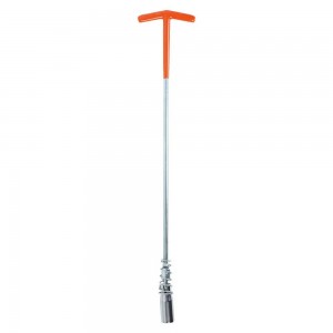 Ключ свечной Т-образный с карданом 16*500мм с резиновым фиксатором и пружиной (A ATAC029 AIRLINE