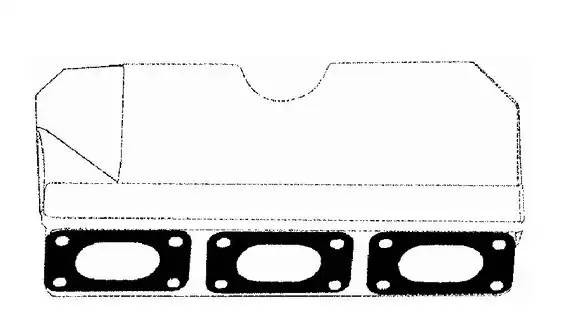 прокладка коллектора выпускного!\ BMW E46/E39/E38/E65/X5 2.0-3.0 24V M52/M54 98> MG0585 BG AUTOMOTIVE
