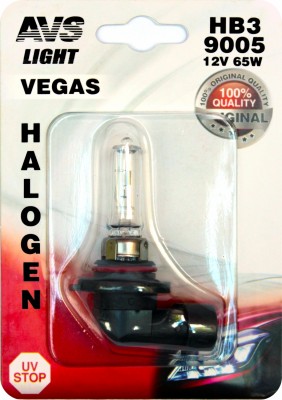Лампа HB3 12V/65W Серия Vegas (блистер), AVS A78485S AVS