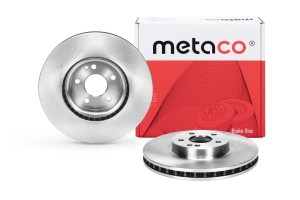 Диск тормозной передний вентилируемый 3050395 METACO