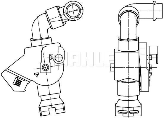 Кран отопителя MAN TG-S/TG-X/TG-M/TG-L (Евро 5) AVS3000P MAHLE KNECHT