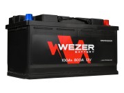 аккумуляторная батарея! 100Ah 800A +справа 353/175/190\ WEZ100800R WEZER
