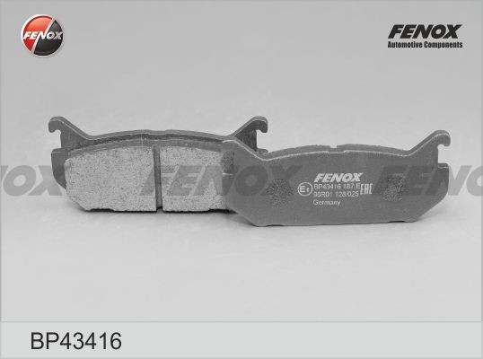 BP43416 колодки тормозные дисковые задние!\ Mazda 626/Xedos, 1.8-2.5, 92-98 BP43416 FENOX