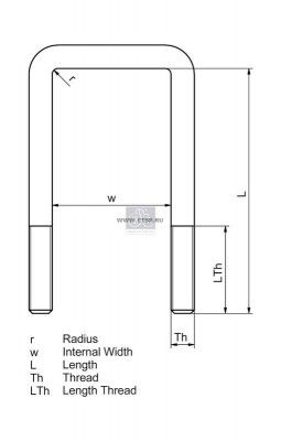Стремянка рессоры  2шт 2.61832 DIESEL TECHNIC