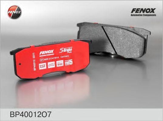 Колодки тормозные дисковые передние для а/м УАЗ 3160 FENOX BP40012O7 FENOX