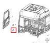 Петля SHACMAN SHAANXI X6000 двери правая нижняя OE DZ16231210914 SHACMAN SHAANXI