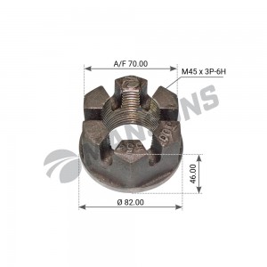 Гайка BPW ступицы корончатая (М42х3 SW65) MANSONS 300.354 MANSONS