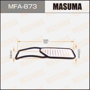 фильтр воздушный!\ Daihatsu Mira KF-VE L275S 06-, Mira Custom KF-VE L285S 06> MFA-873 MASUMA