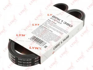 Ремень поликлиновой 6PK1390 LYNXAUTO