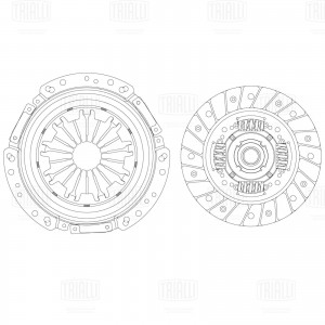 Сцепление ЛАДА Largus, Vesta, X-Ray (15-) TRIALLI FR 776 TRIALLI