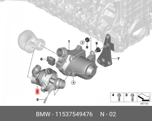 Термостат BMW 3 (E92,E93),5 (E60,E61) OE 11 53 7 549 476 BMW