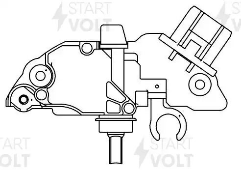 Регулятор напряжения ген. для а/м Ford Transit (00-) 2.0TDCI (VRR 1006) VRR 1006 START VOLT