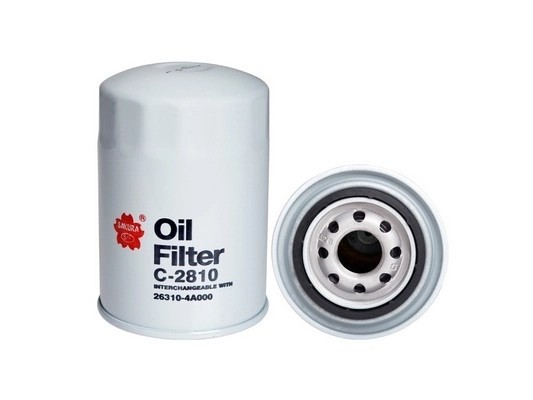 Фильтр масляный HYUNDAI Porter (D4BF),Porter 2 (D4CB),HD35 (D4BB) KIA Bongo (06- C2810 SAKURA