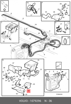 ШАЙБА, 1079296 1079296 VOLVO