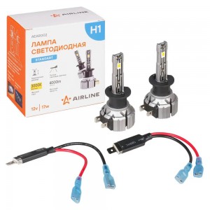 Лампa светодиод. H1, 12В, 17Вт, 3000К (Желтый), 4000Лм, для рефлект./линз. оптик AEAR002 AIRLINE