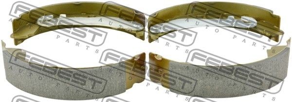 Колодки барабанные RENAULT LOGAN 0202-G15RAR 0202-G15RAR FEBEST